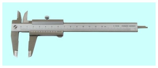 Штангенциркуль 0 - 125 ШЦ-I (005) моноблок с глубиномером (Шан 140-515S) нерж. сталь