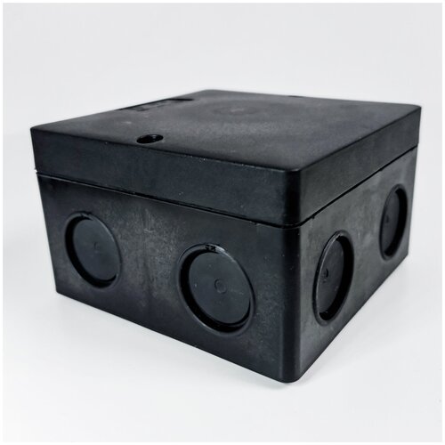 Распределительная коробка KOPOS KSK 80 FA IP66, размер 81х81х38 мм, материал полипропилен, устойчив к УФ-излучению, цвет черный