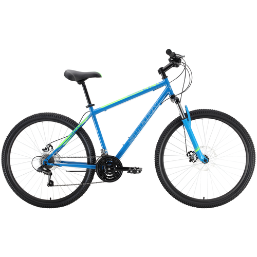 Горный (MTB) велосипед STARK Outpost 27.1 D Steel (2022) синий/зеленый 20" (требует финальной сборки)