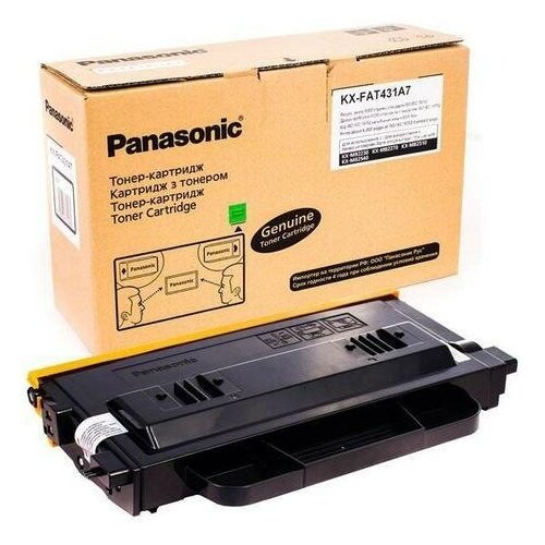Тонер-картридж Panasonic KX-FAT431A7 черный оригинальный 1 шт.