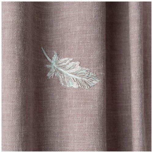 фото Blv комплект штор мика розовый