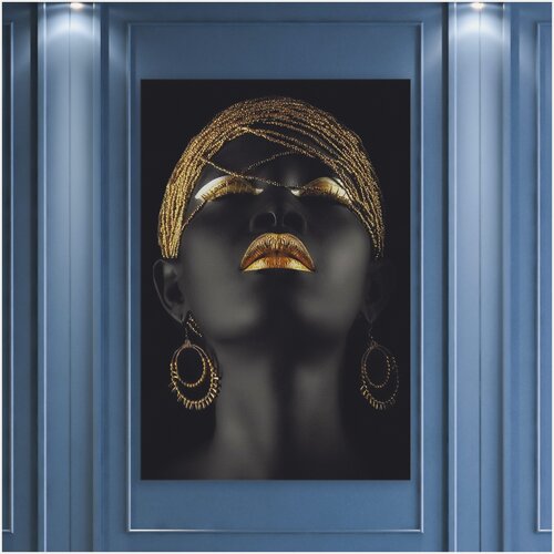 Изображение товара Интерьерная картина "Шантарам" на натуральном хлопковом холсте, большая, размер 40 на 60/ 40х60 см