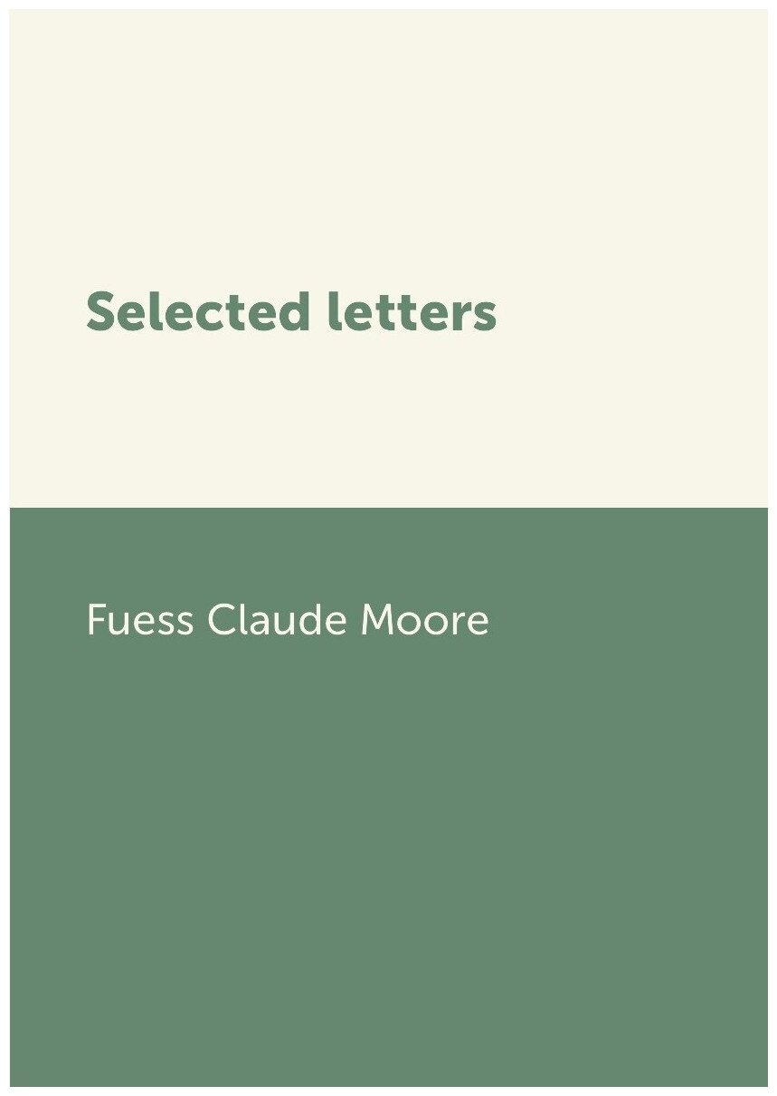 Selected letters