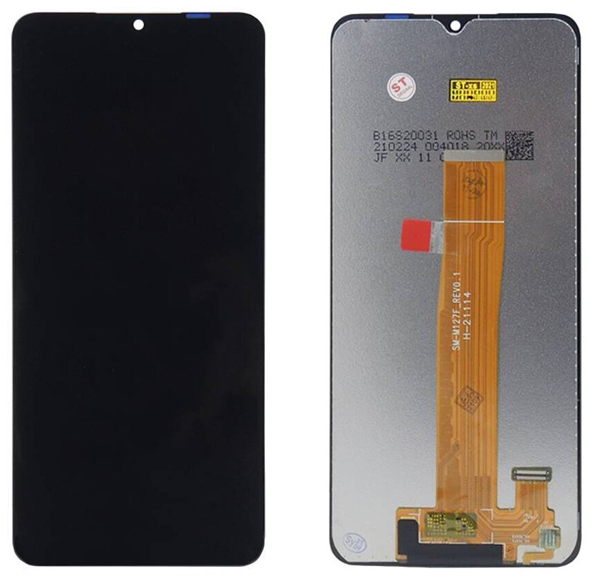 Дисплей для Samsung A125F (A12)+тачскрин (черный) org / Дисплейный модуль