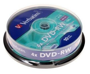 DVD-RW набор дисков Verbatim - фото №4