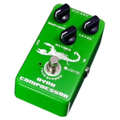 Педаль эффектов Joyo JF-10 Dynamic-Compressor реле 4v dc 9v dc