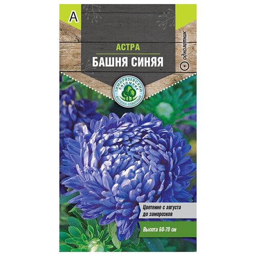 Семена Тимирязевский питомник цветы астра Башня синяя (пионовидная) 0,4 г Двойная фас семена тимирязевский питомник цветы астра башня синяя пионовидная 0 4 г двойная фас