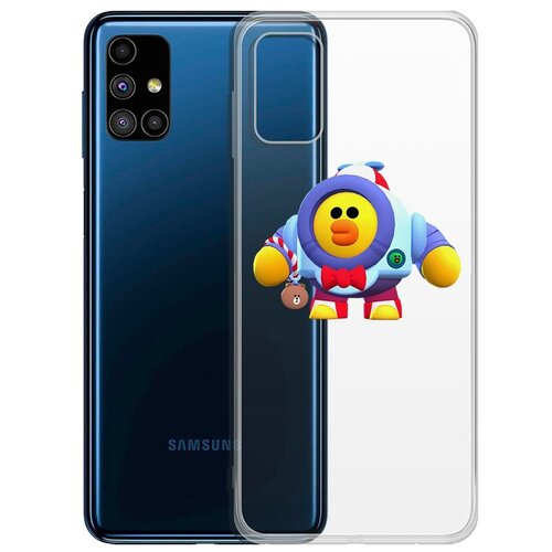 фото Чехол-накладка clear case brawl stars-нани салли для samsung galaxy m51 (m515) krutoff group