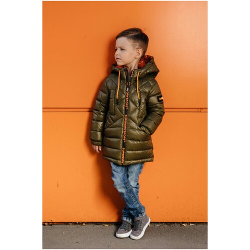 фото Куртка g`n`k с-672 (зеленый, мальчик, 18 мес/86см)
