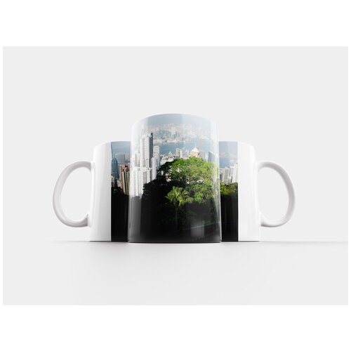 фото Кружка "город, небоскреб, городской ландшафт" 320 мл lotsprints