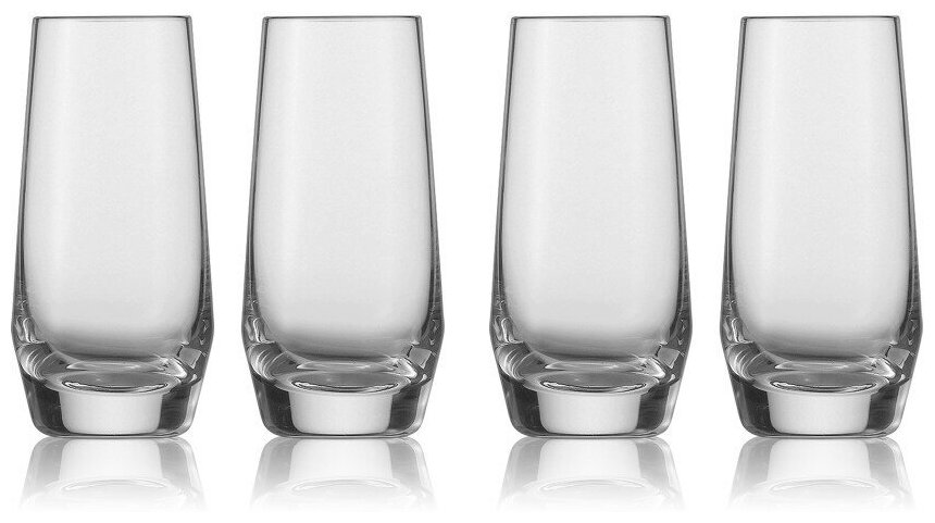 Набор стопок для водки, объем 94 мл, 4 шт, Zwiesel Glas Pure арт. 122317