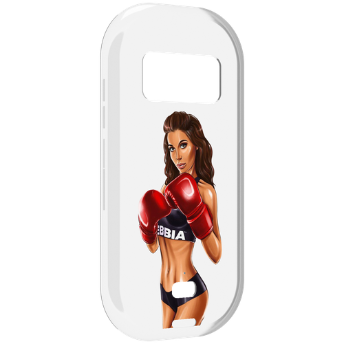 Чехол MyPads девушка-в-боксерских-перчатках женский для UleFone Armor 15 задняя-панель-накладка-бампер