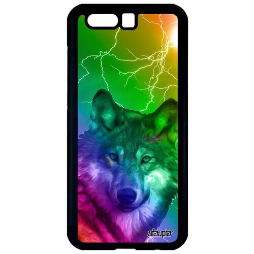 фото Необычный чехол на телефон // honor 9 // "дикий волк" охота wolf, utaupia, цветной