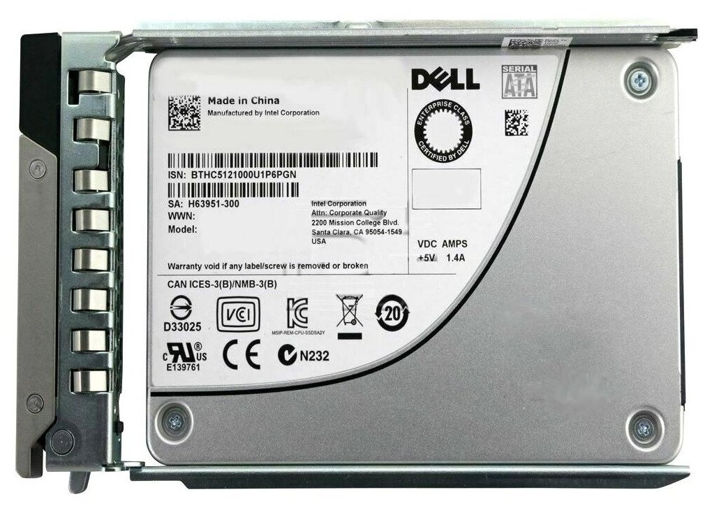 Накопитель SSD 2.5'' Dell 400-BJTI