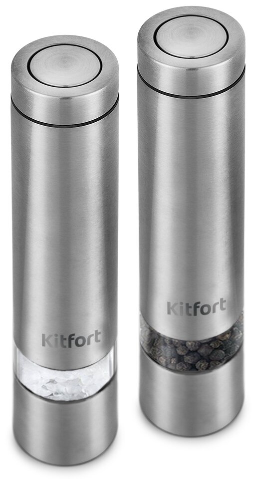 Kitfort Электрическая мельница для специй KT-2028, 17 мл, серебристый