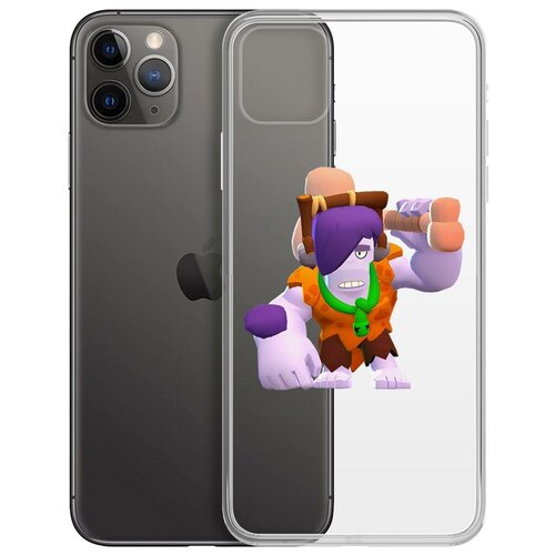 фото Чехол-накладка clear case brawl stars-пещерный фрэнк для iphone 11 pro max krutoff group