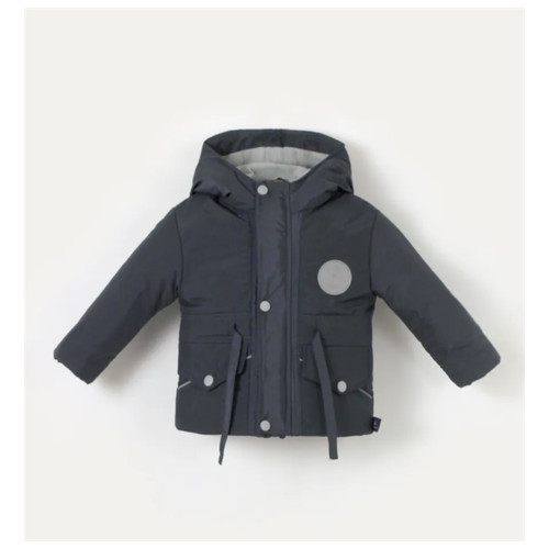 Куртка ДАРИМИР демисезонная, светоотражающие элементы, водонепроницаемость, защита от попадания снега, подкладка, ветрозащита, капюшон, карманы, размер 134, синий