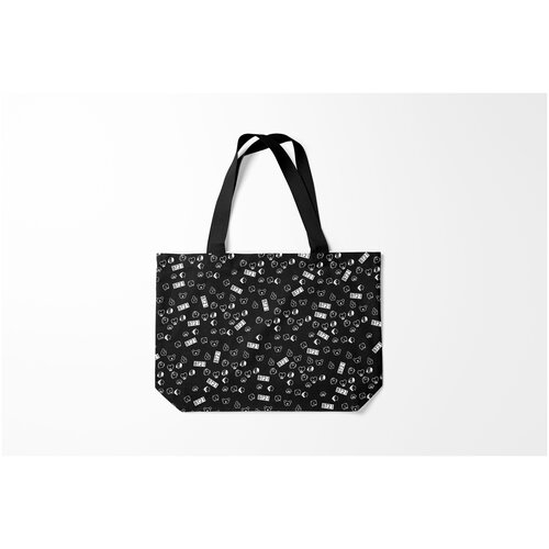 фото Сумка-шоппер / 46х35 см / k pop / bts bt21 stickers burnettie