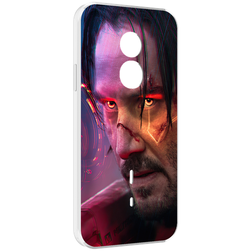 Чехол MyPads cyberpunk 2077 Джонни Сильверхенд для Doogee S51 задняя-панель-накладка-бампер