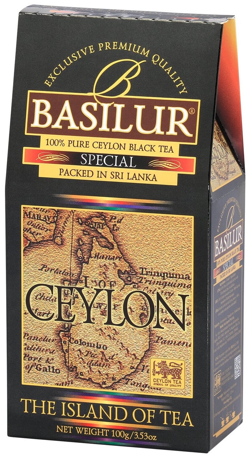 Чай черный Basilur The island of tea Ceylon Special листовой