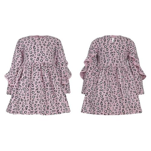 фото Платье для девочки а. 9-45-1., цвет розовый / леопард, рост 134 7440164 luneva