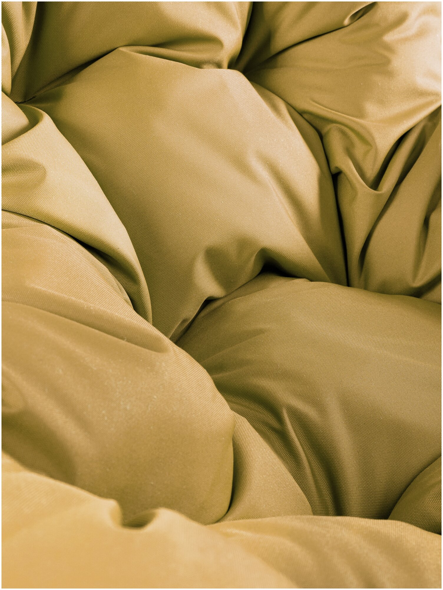 Кресло m-group папасан белое, бежевая подушка - фотография № 10