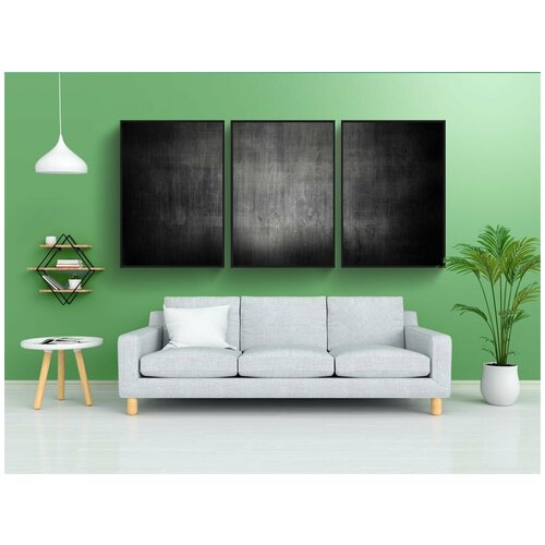 фото Набор модулных постеров для интерьера "серый, чернить, backdrop" 60x90 см. в тубусе, без рамки lotsprints