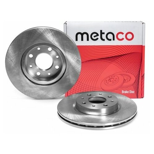 фото Диск тормозной передний вентилируемый metaco 3050170