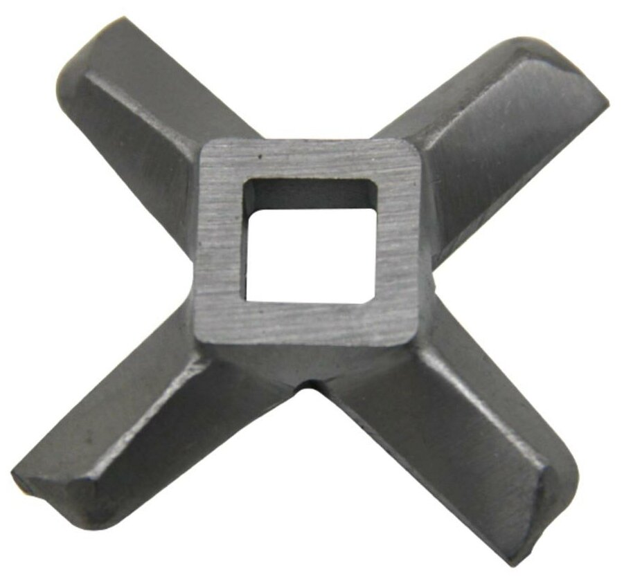 Нож оригинальный односторонний мясорубки ZELMER , BOSCH NR8 - 489.0826 квадрат 10x10mm (10327)