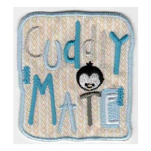 Термоаппликация HKM Cuddly Mate Button, 1 шт 5,5 х 3 см разноцветный 0,125 см HKM 33220/1SB