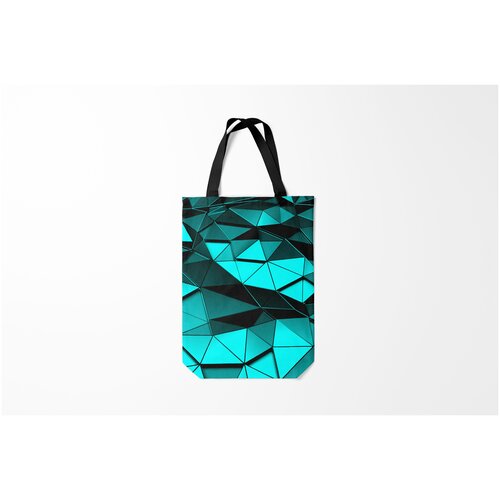 фото Сумка-шоппер / 31х42 см / тренды / геометрия metalic collection burnettie