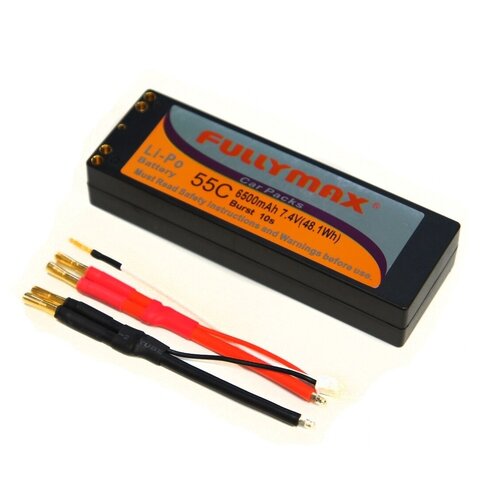 Аккумулятор LiPo Fullymax 7.4V 6500мАч (в корпусе) FB6500-55C-7.4V-JC