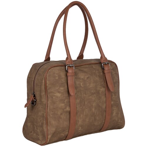 Дорожная сумка 78510 зелено-коричневый
