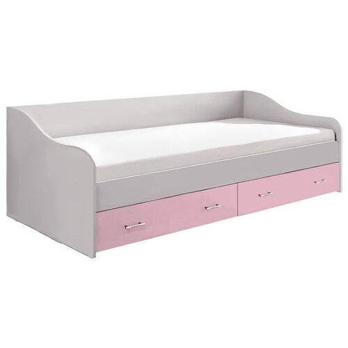 Кровать для ребенка Миф Вега FASHION-1 белый / розовый