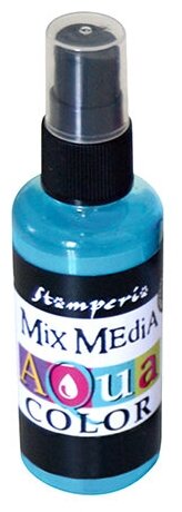 Краска - спрей Aquacolor Spray для техники Mix Media, 60 мл небесно-голубой 60 мл STAMPERIA KAQ016