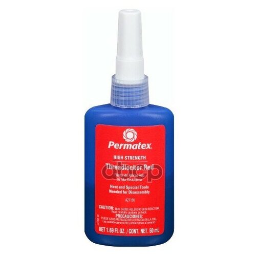 Фиксатор Резьбы Фиксатор Резьбы Permatex High Strength Threadlocker Red Permatex арт. 27150