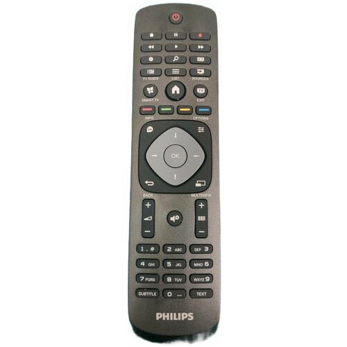 Пульт ДУ PHILIPS 398GR8BDXNEPHH черный для светодиодных лент светодиодный l6453db 42l6453b 42pfh5209 42pft6309 42pfk5209 12 42pfl3107 60 42pfk6309 12 42pfh6309 42pfh5609 88 42pft5609 60