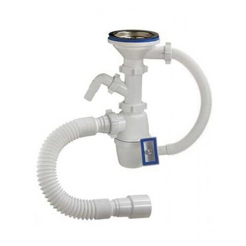 Сифон для мойки, бутылочный, 3