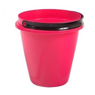 Ведро Лайт 5л розовое, пластик, 10033073 Радиан
