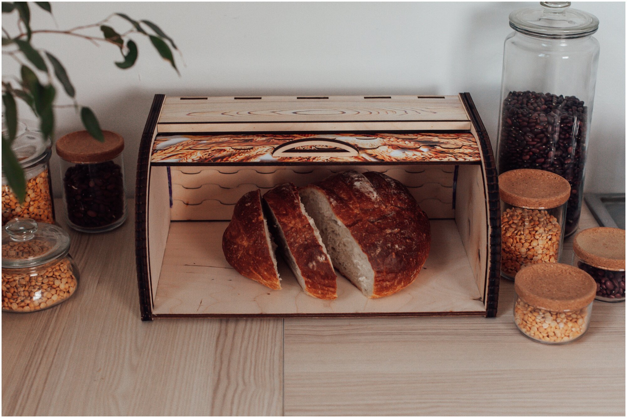Хлебница"Хлеб, пшеница, колос"