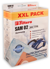Пылесборник Filtero SAM 02 XXL экстра синтетические (8 шт.) + фильтр, для пылесосов Samsung