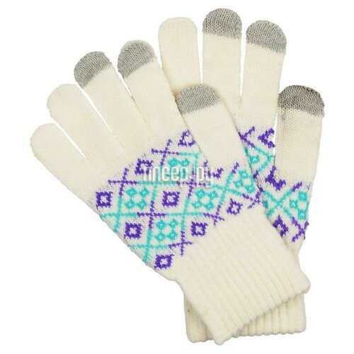 фото Теплые перчатки для сенсорных дисплеев territory р.uni black-light blue 0514