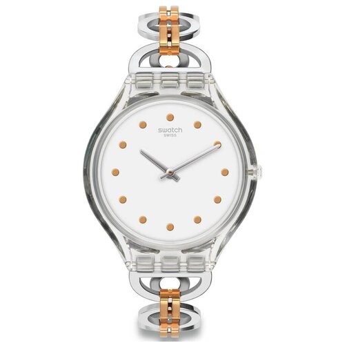 Наручные часы swatch Наручные часы Swatch SVOK102G, серебряный, белый