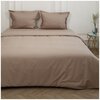 Комплект постельного белья La Prima постельное белье сатин однотонный капучино, размер 2 спальный (175x215см) - изображение