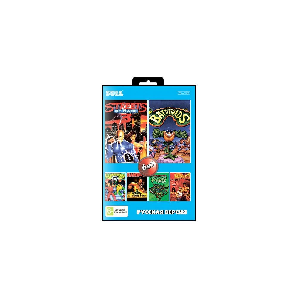 6 в 1: Сборник игр для Sega (AA-6106)