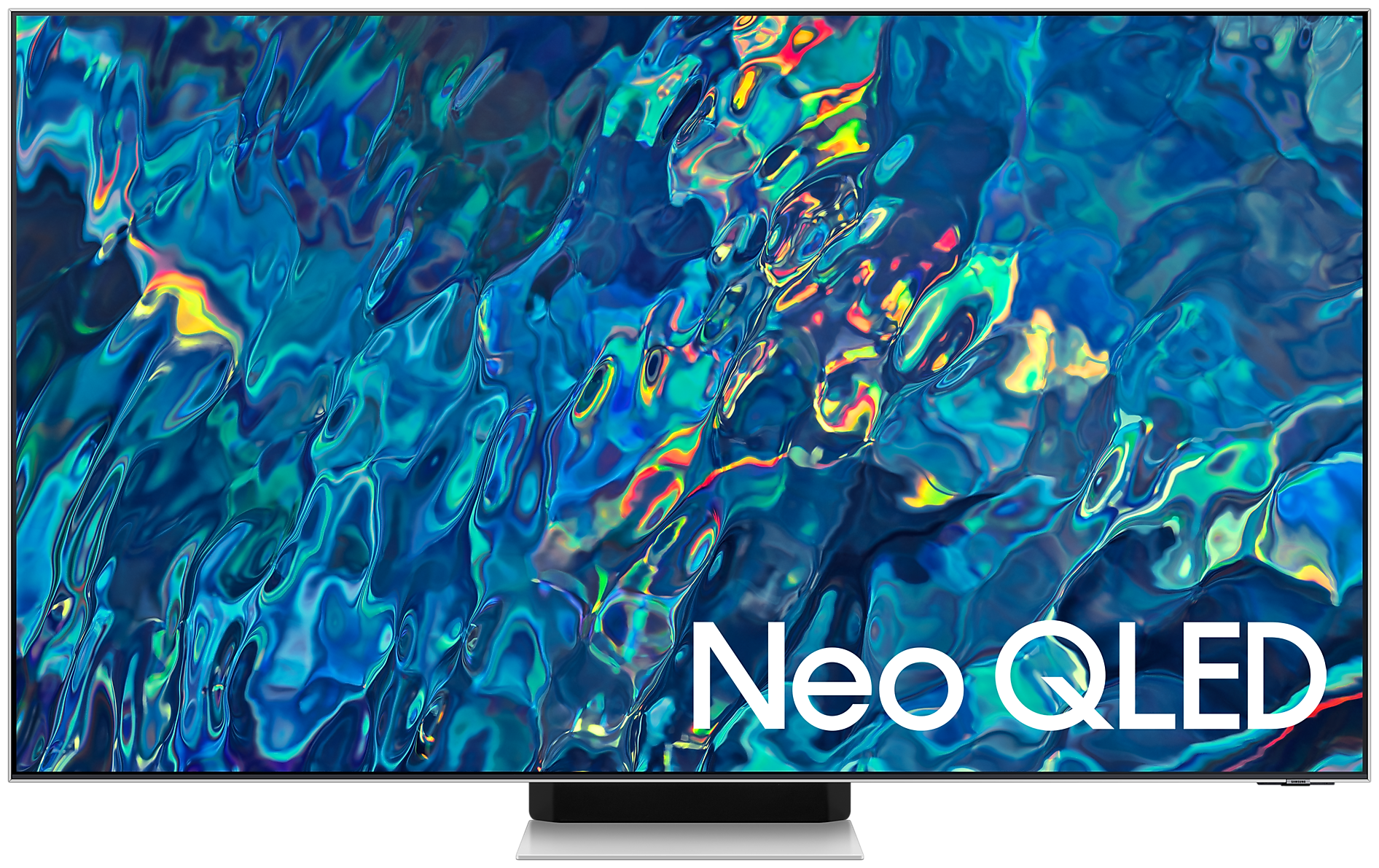 65" Телевизор Samsung QE65QN95BAU 2022 Neo QLED, HDR, OLED, LED, QLED, bright silver