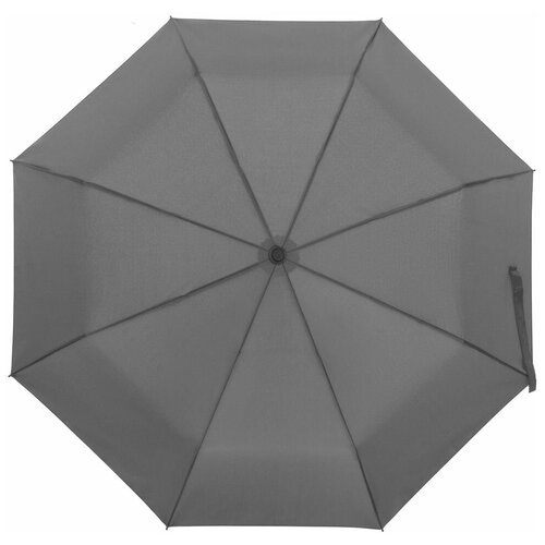 Зонт Главпос, серый мини зонт 4 seasons автомат 3 сложения купол 96 см 8 спиц черный