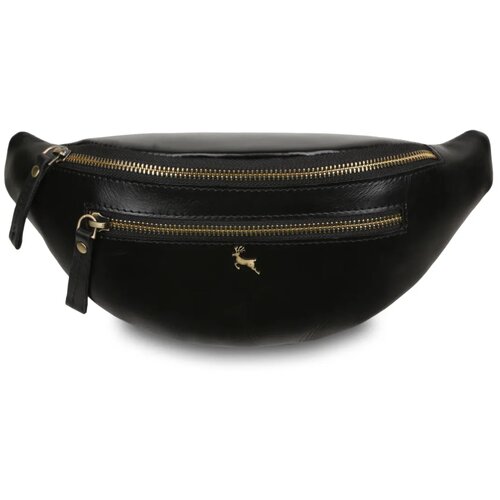 Женская кожаная поясная сумка Ashwood Leather V-32 Navy