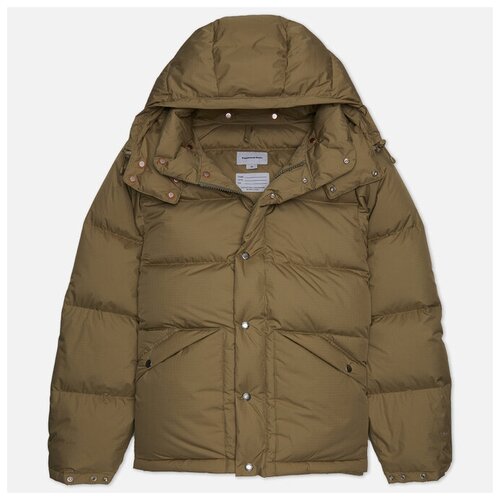 Мужской пуховик thisisneverthat Classic Ripstop Down Parka оливковый, Размер L