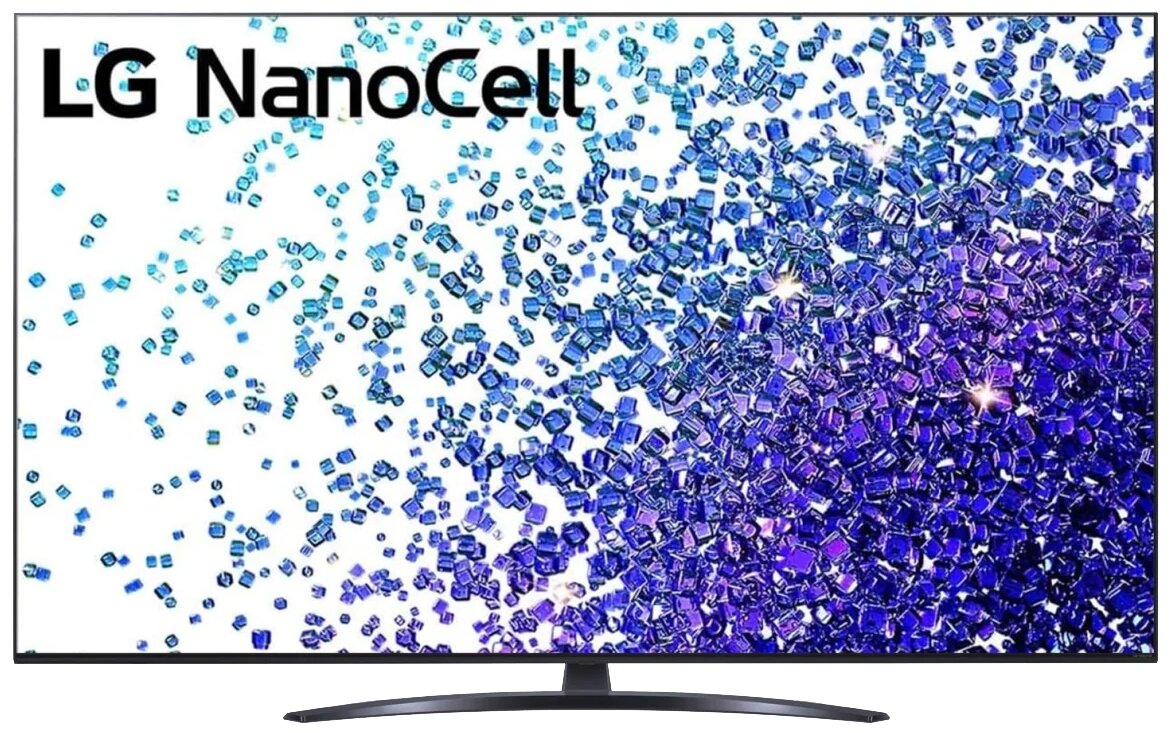 Телевизор LG 75NANO766PA.ADGG, 75", NanoCell, 4K Ultra HD, синяя сажа - фото №1